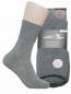 Preview: 3 Paar Herren Diabetiker Socken ohne Gummi, grau-meliert