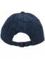 Preview: Baseball Cap Vintage Used Washed Optik Unisex Baumwolle, Jeansblau Detail_02