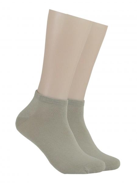 RS 3 Paar Viskose Bambus Sneaker Socken Füßlinge Komfortbund Unisex, Beige