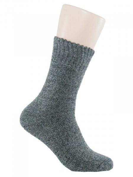 RS 2 Paar Damen Socken Vollplüsch Softrand, Grau