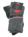 RS 2 Paar Herren Socken Vollplüsch Softrand, grau, schwarz